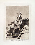 FRANCISCO GOYA, Al Conde Palatino, etching from Los Caprichos, 11th edition